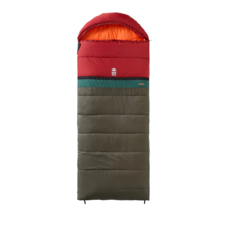 Sac de couchage 190 gris et rouge