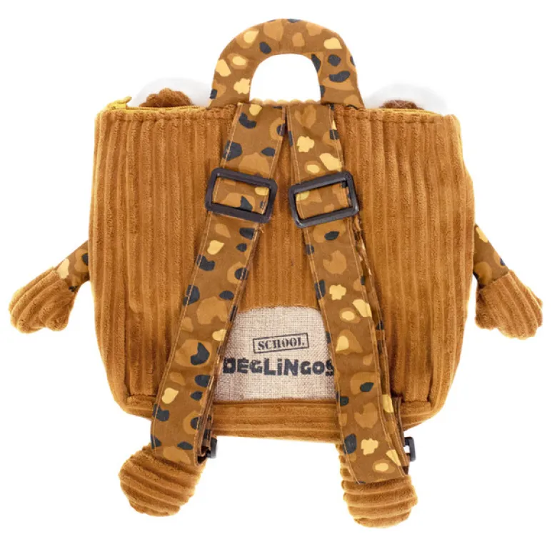 Sac à dos velours tigre déglingos