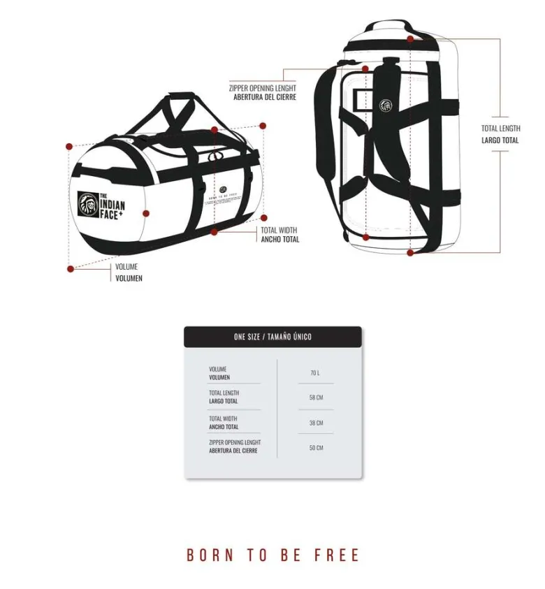 Sac à dos voyage 70l latitude bleu ergonomique résistant outdoor Bleu