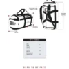 Sac à dos voyage 70l latitude rouge ergonomique résistant outdoor Rouge