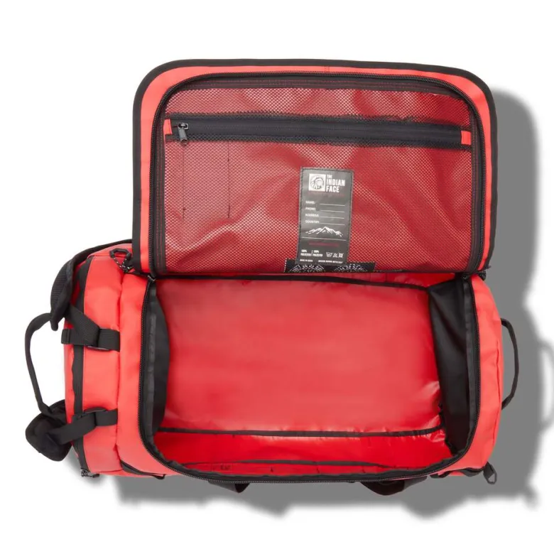Sac à dos voyage 70l latitude rouge ergonomique résistant outdoor Rouge