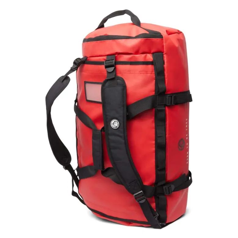 Sac à dos voyage 70l latitude rouge ergonomique résistant outdoor Rouge