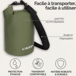 Sac étanche réglable pour sport 20l