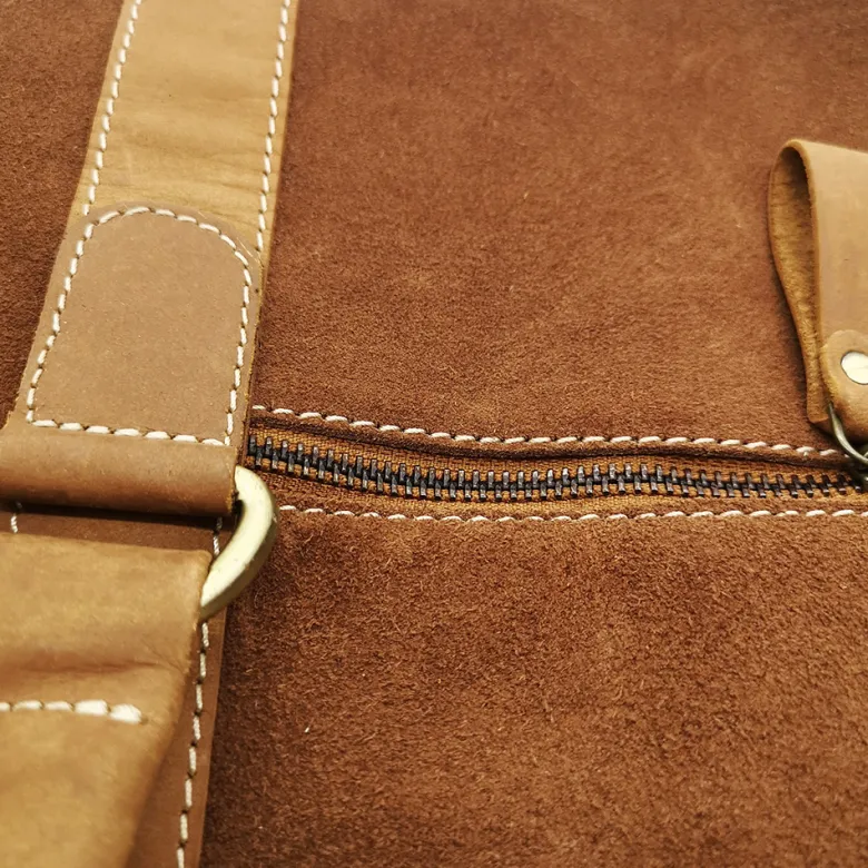 Sac weekend cuir sacha suède