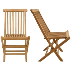 Salento - lot de 2 chaises en teck