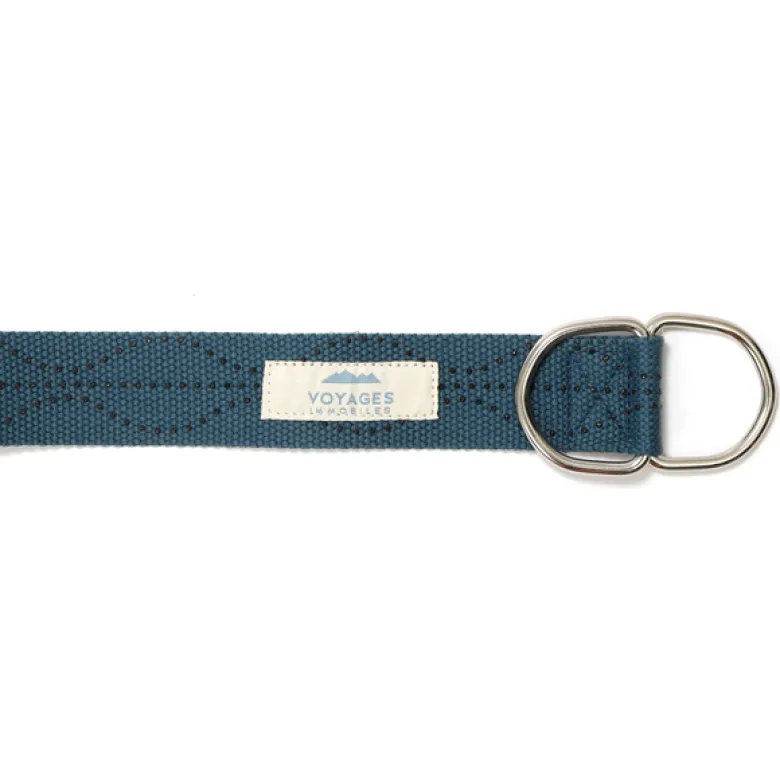 Sangle de yoga bleue
