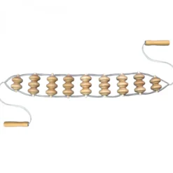 Sangle massage de dos 3 boules - bois