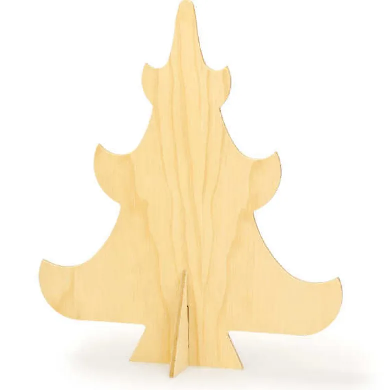 Sapin en bois à décorer (30cm)
