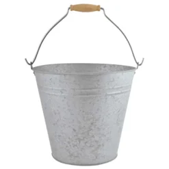 Seau zinc patiné 9.5l