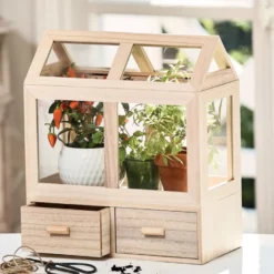 Serre d'intérieur en bois