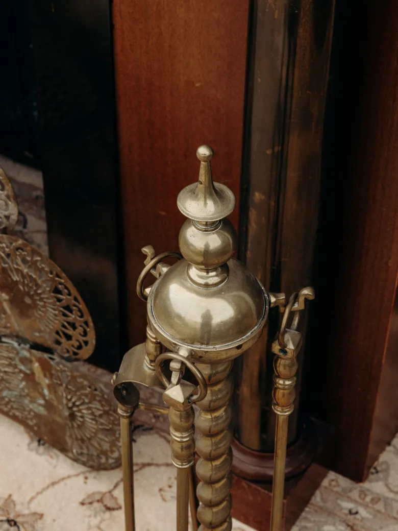 Serviteur de cheminée en laiton n°471