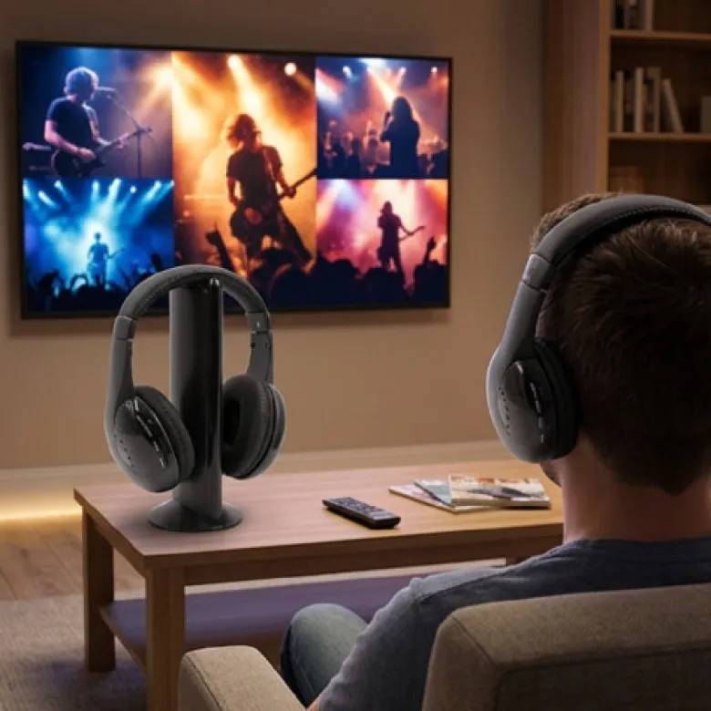 Set de 2 casques sans fil hitech multi-u
