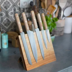 Set de 5 couteaux et support magnétique