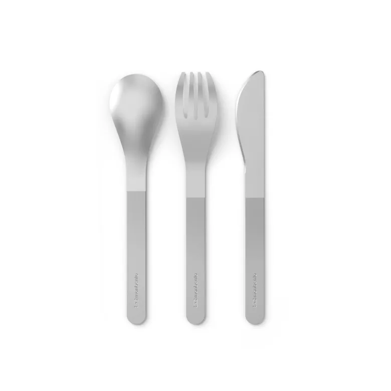 Set de couverts avec étui textile noir