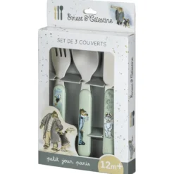 Set de 3 couverts ernest et célestine