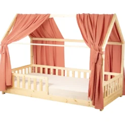 Set double ciel de lit cabane