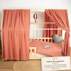 Set double ciel de lit cabane