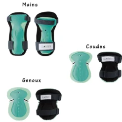 Set 3 protections enfant xs (coudes, gen