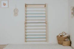 Set triangle pikler mur et rampe naturel Bois