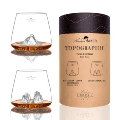 Set 2 verres grand canyon matterhorn