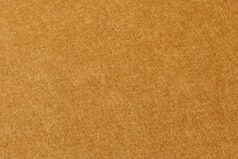 Sous-verre rond - feutre recyclé marron