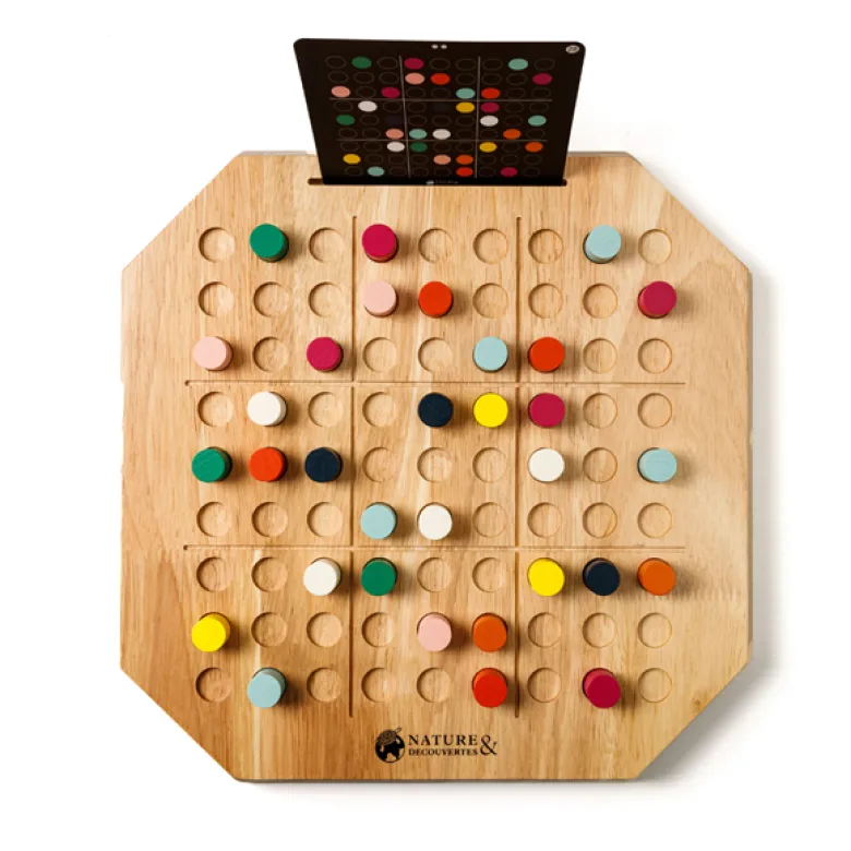 Sudokolor chiffres et couleurs en bois