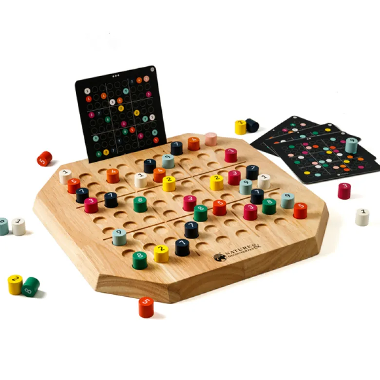 Sudokolor chiffres et couleurs en bois