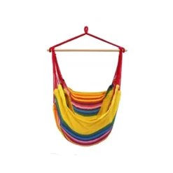 Support bois mélèze avec hamac chaise relaxant