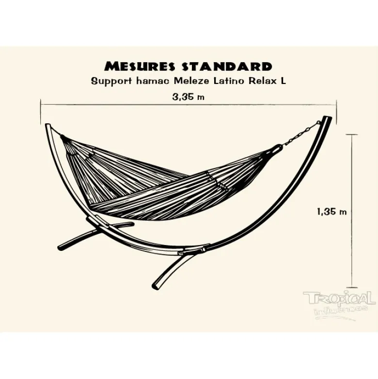 Support hamac latino relax l soleil ver