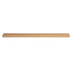 Support mural cadres photos - étagère linéaire en bois clair chêne l120 cm linea