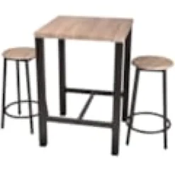 Table bar avec tabourets indus dock