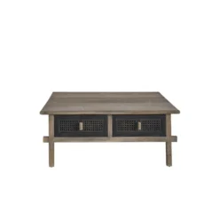 Table basse en pin massif recyclé
