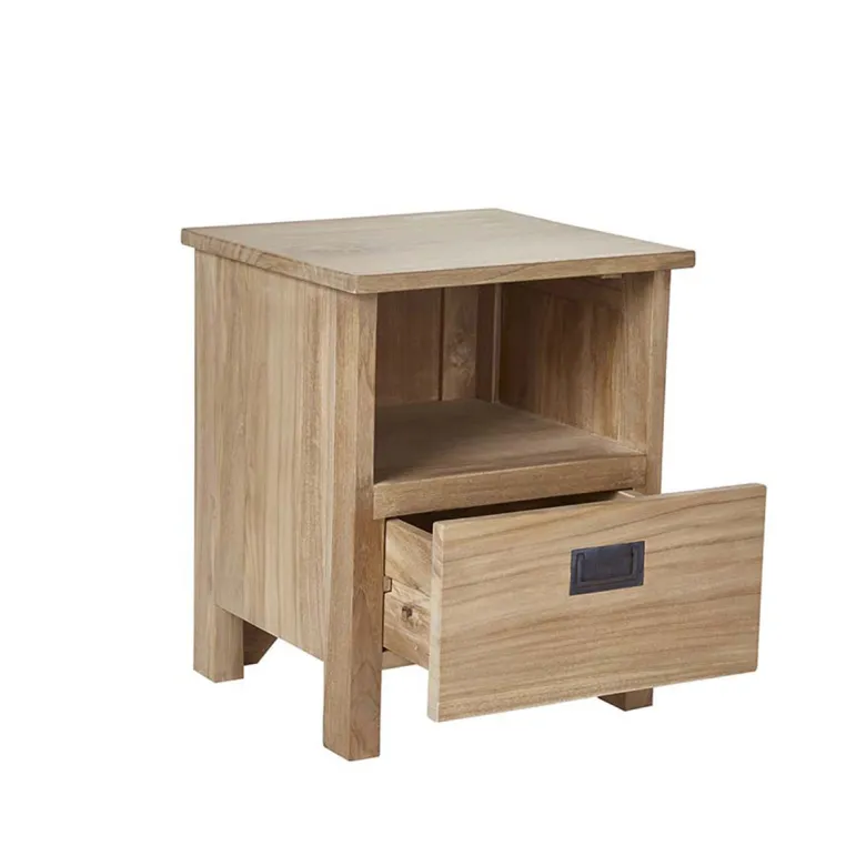 Table de chevet bois de teck