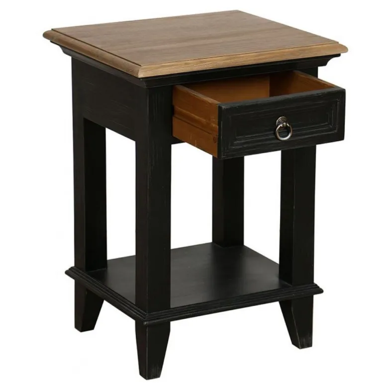 Table de chevet ouvert 1 tiroir bois