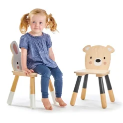Table et chaises forêt pour enfant