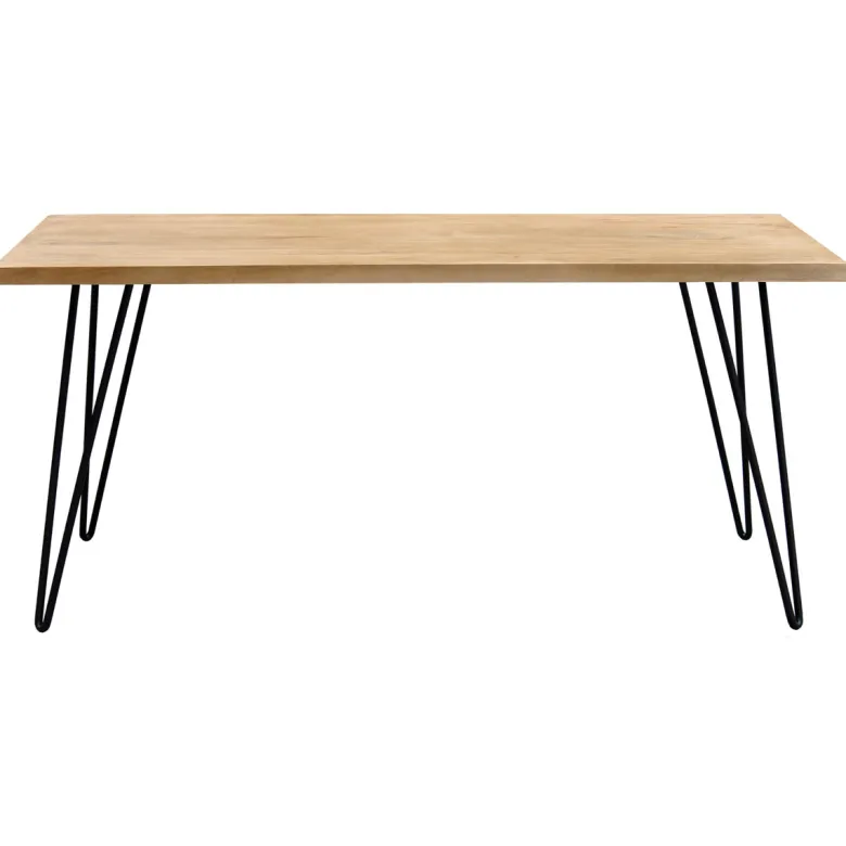 Table à manger en bois manguier massif l160 cm vibes