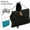Table massage pliante 2 zones