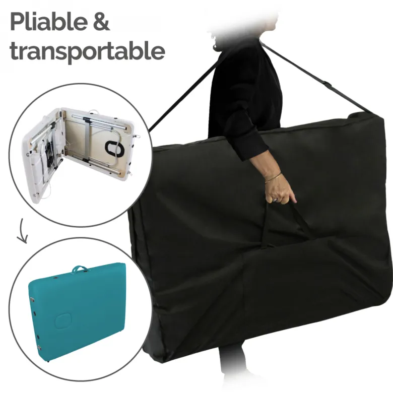 Table massage pliante 2 zones