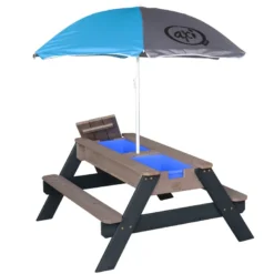 Table sable eau nick anthracite avec pa