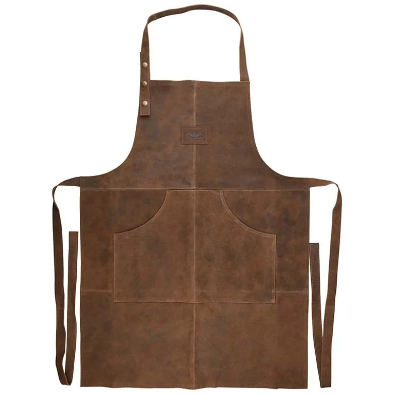 Tablier barbecue en cuir