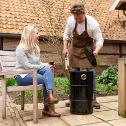 Tablier barbecue en cuir