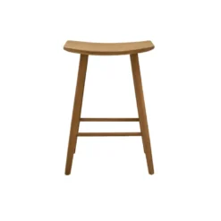 Tabouret en teck massif 65 cm