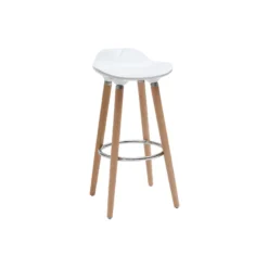 Tabourets de bar blancs (lot de 2) gilda