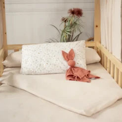 Taie d'oreiller coton sidonia beige 60