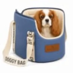 Tails of glory sac de transport & couchage bleu pour chien - grande taille
