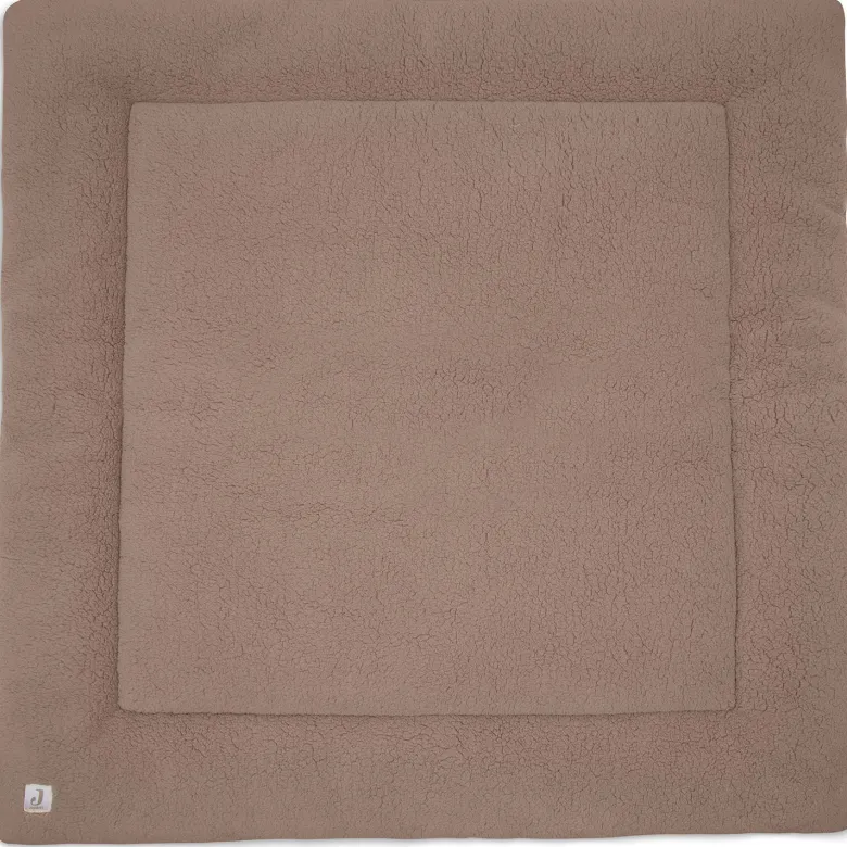 Tapis de jeu cloudy rib milky coffee (100 x 100 cm)