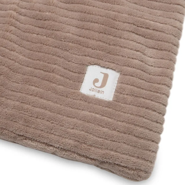Tapis de jeu cloudy rib milky coffee (100 x 100 cm)