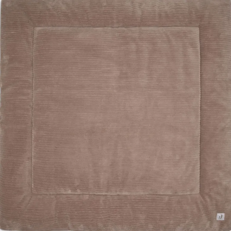 Tapis de jeu cloudy rib milky coffee (100 x 100 cm)