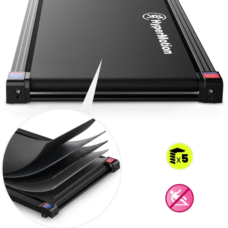 Tapis de marche sous bureau walkpad hypermotion compact et silencieux