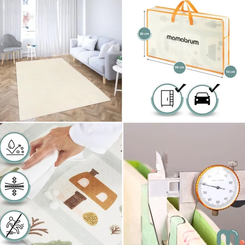 Tapis d'eveil evolutif en mousse 180*120